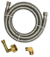 Dishwasher Install Kit with 6 foot braided line, 3/8 compression Elbow