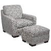 Contemporary Slate Gray Chair - Shining Tips