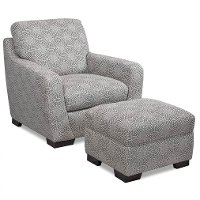 Contemporary Slate Gray Chair - Shining Tips