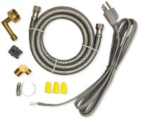 Dishwasher Install Kit with wirenuts, cord clamp and hose clamp-2