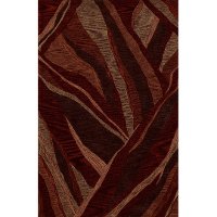 5 x 8 Medium Red Area Rug - Studio