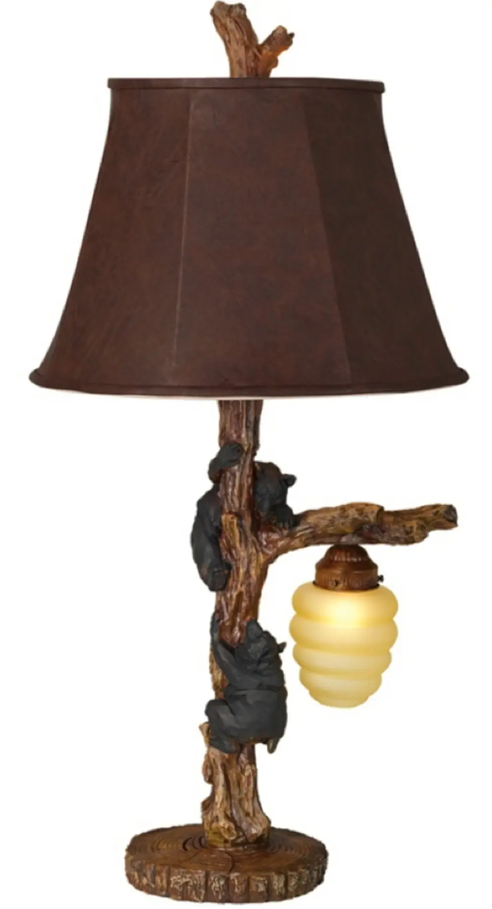 32 Inch Bear With Honey Light Table Lamp-1