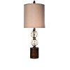 Clearance 30 Inch Steel and Glass Table Lamp