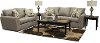 Wood & Marble 3 Piece Coffee Table Set-3