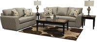 Wood & Marble 3 Piece Coffee Table Set-3