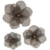 Medium Astaire Iron Mesh Flower Wall Decor