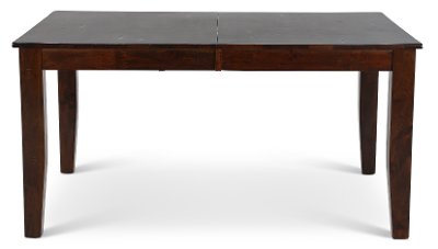 Transitional Raisin Brown Dining Room Table - Kona