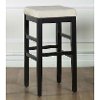 Ebony/Beige Bar Stool (30 Inch) - Sonata