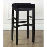 Ebony/Black Bar Stool (30 Inch) - Sonata