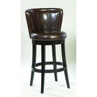 Brown Swivel Bar Stool (30 Inch) - Lisbon