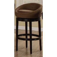 Brown Swivel Bar Stool (30 Inch) - Igloo