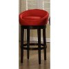 Red Swivel Counter Stool (26 Inch) - Igloo
