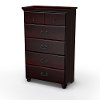 3516035 Dark Mahogany 5-Drawer Chest - Noble