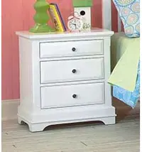 Classic White Nightstand - Bayfront