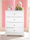 Clearance Classic White Chest of Drawers - Bayfront