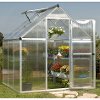 HG5006-NAT6X6SLVR Poly-Tex Nature 6' x 6' Hobby Greenhouse