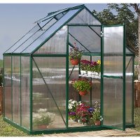 HG5006G-NAT6X6GRN Poly-Tex Nature 6' x 6' Hobby Greenhouse
