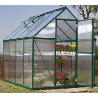 HG5008G-NAT6X8GRN Poly-Tex Nature 6' x 8' Hobby Greenhouse