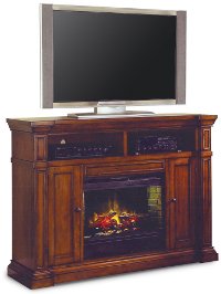 Old World Umber Brown Fireplace - Berkshire