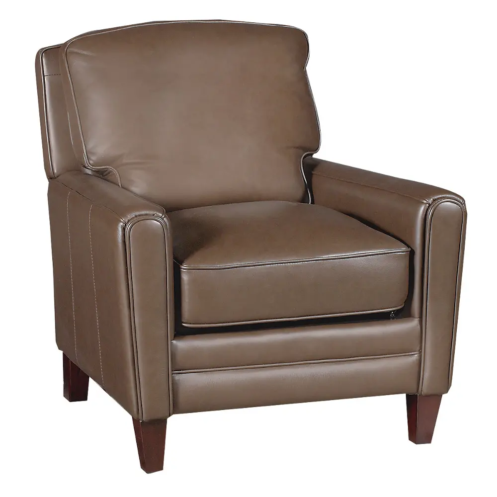 33 Inch Truffle Leather Chair-1