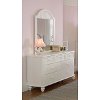1354-716 White Classic Cottage Style Dresser - Westfield