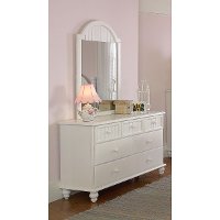 1354-716 White Classic Cottage Style Dresser - Westfield