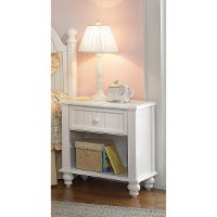 1354-772 White 1-Drawer Nightstand - Westfield