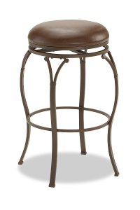 4264-828 Brown 24 Inch Swivel Counter Stool - Lakeview