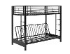 Walker Edison Twin-over-Futon Bunk Bed-2