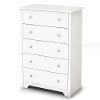 3150035 Classic Pure White 5-Drawer Chest - Vito
