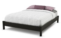 3577203 Black Queen Platform Bed - Step One