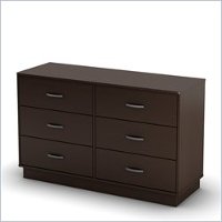 3359027 Chocolate 6-Drawer Dresser - Logik