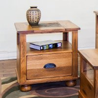 Rustic Light Brown End Table - Sedona