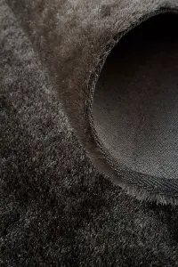 8 x 10 Large Gray Shag Rug - Indochine