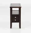 Espresso Brown End Table - Matthew