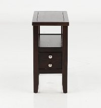 Espresso Brown End Table - Matthew