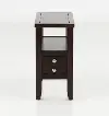 Matthew Espresso Brown End Table