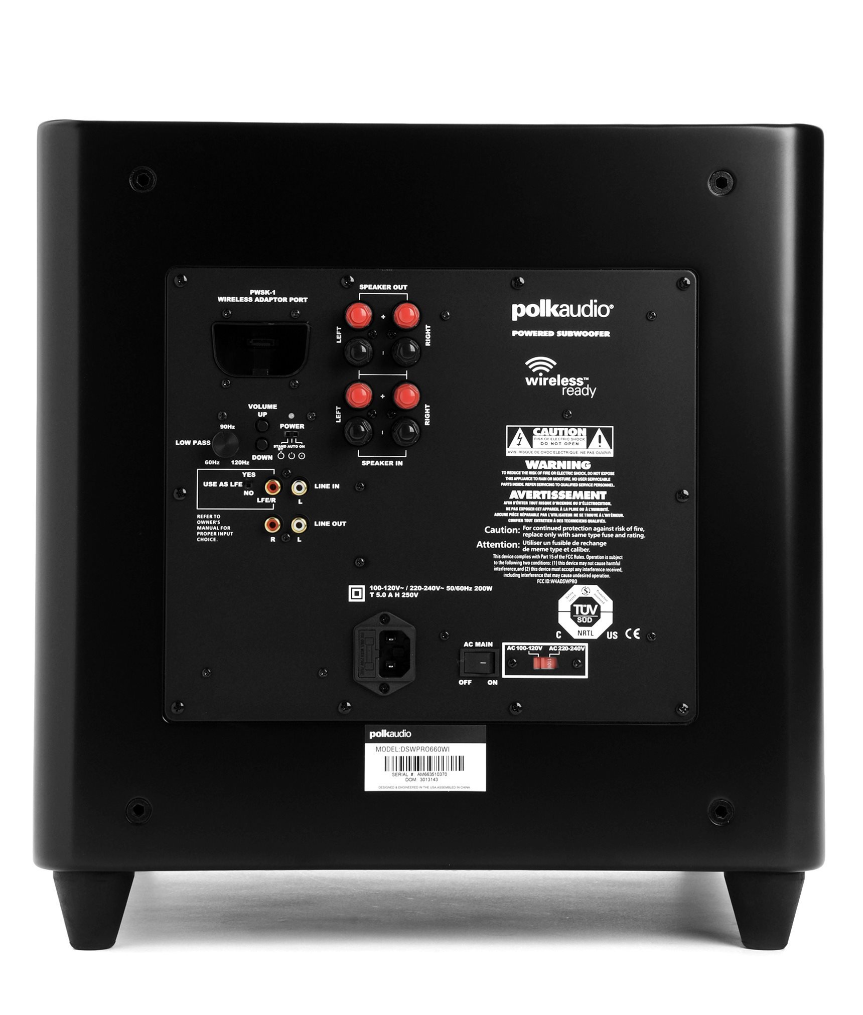 DSWPRO660 Polk 12 Inch Powered Subwoofer-3