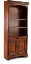 Richmond Cherry Brown 2 Door Bookcase