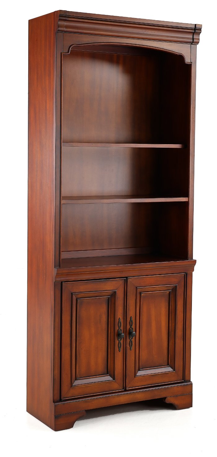 Richmond Cherry Brown 2 Door Bookcase