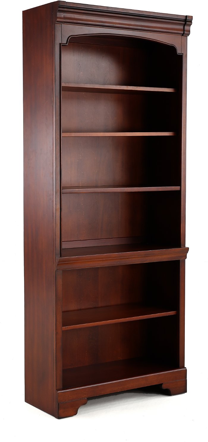 Richmond Cherry Brown Open Bookcase
