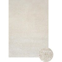 8 x 11 Large Ivory Area Rug - Comfort Shag