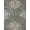 5 x 8 Medium Smoke Gray and Beige Area Rug - Enchant