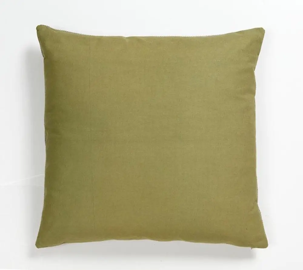 Green Elements Throw Pillow-1