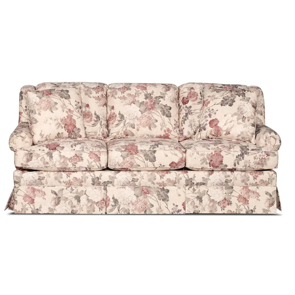 Maxima 79 Inch Floral Upholstered Sofa-1
