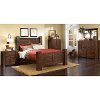 Dark Pine 4 Piece King Bedroom Set - Trestlewood