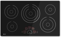 LCE3610SB LG 36 Inch Smoothtop Electric Cooktop - Black