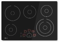 LCE3010SB LG 30 Inch Smoothtop Electric Cooktop - Black