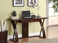 Contemporary Brown Computer Desk - Super Z