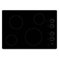 W5CE3024XB Whirlpool 30 Inch Smoothtop Electric Cooktop - Black